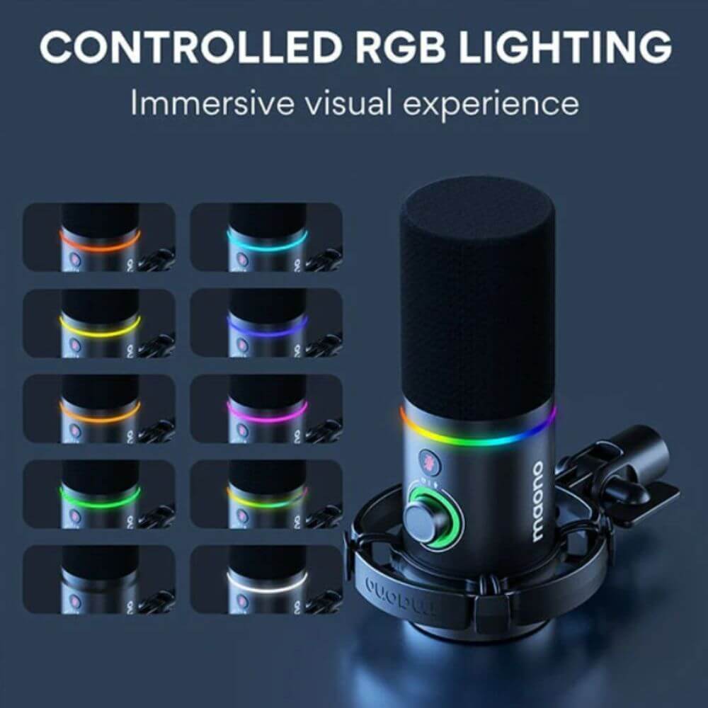 ไมโครโฟน Maono PD200X - สีดำ